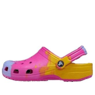 Crocs Classic Ombre Clogs „Pink Yellow Blue“ 208275-6UC Crocs Classic Ombre Clogs „Pink Yellow Blue“ 208275-6UC