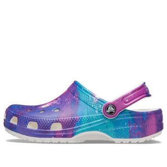 Crocs Classic Pattern White Purple Sandály „White Purple“ 206565-14N Crocs Classic Pattern White Purple Sandály „White Purple“ 206565-14N