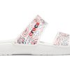 Crocs Classic protiskluzové sportovní pantofle odolné proti opotřebení Unisex bílé 207350-94S