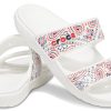 Crocs Classic protiskluzové sportovní pantofle odolné proti opotřebení Unisex bílé 207350-94S