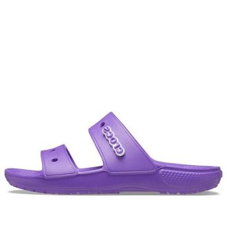 Crocs Classic Soft Sole Cozy Flat Heel Sportovní pantofle Unisex Purple 206761-518 Crocs Classic Soft Sole Cozy Flat Heel Sportovní pantofle Unisex Purple 206761-518