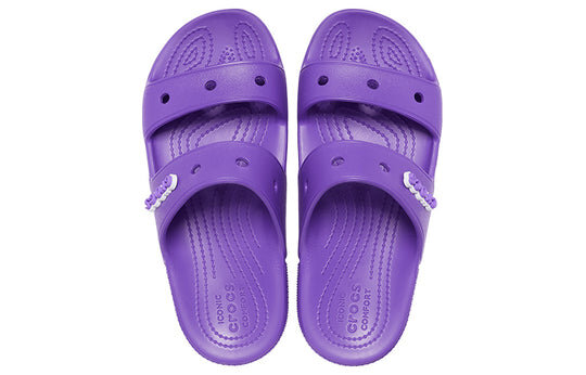 Crocs Classic Soft Sole Cozy Flat Heel Sportovní pantofle Unisex Purple 206761-518 Crocs Classic Soft Sole Cozy Flat Heel Sportovní pantofle Unisex Purple 206761-518