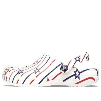 Crocs Classic Stars and Stripe Clog „White Multi“ 208877-94S Crocs Classic Stars and Stripe Clog „White Multi“ 208877-94S