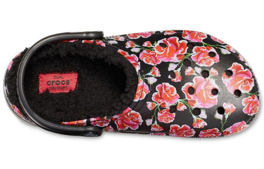 Crocs Classic Stay Warm Cozy Sports Unisex Black Red Sandály „Black Red“ 205324-643 Crocs Classic Stay Warm Cozy Sports Unisex Black Red Sandály „Black Red“ 205324-643