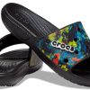 Crocs Classic Tie-Dye Graphic Slide „Black“ 206520-988