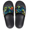 Crocs Classic Tie-Dye Graphic Slide „Black“ 206520-988