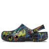 Crocs Classic Tie Dye Pattern Crocs Beach Unisex džínové modré sandály 205453-4SW