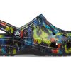 Crocs Classic Tie Dye Pattern Crocs Beach Unisex džínové modré sandály 205453-4SW