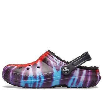 Crocs Classic Tie Dye Stay Warm Cozy Crocs Sportovní pantofle Unisex Purple Red 206341-988 Crocs Classic Tie Dye Stay Warm Cozy Crocs Sportovní pantofle Unisex Purple Red 206341-988