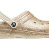 Crocs Classic třpytivé dřeváky „Gold“ 504271