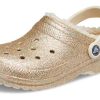 Crocs Classic třpytivé dřeváky „Gold“ 504271