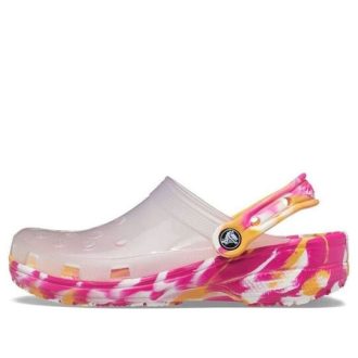 Crocs Classic Translucent Marbled Clogs „Transparent Pink“ 207407-94S Crocs Classic Translucent Marbled Clogs „Transparent Pink“ 207407-94S