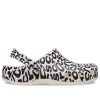 Crocs Classic Warped Logo Clogs „White Black“ 210805-100