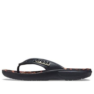 Crocs Classic zvířecí žabky Unisex Leopard s potiskem „Black Leopard“ 207872-0CU Crocs Classic zvířecí žabky Unisex Leopard s potiskem „Black Leopard“ 207872-0CU