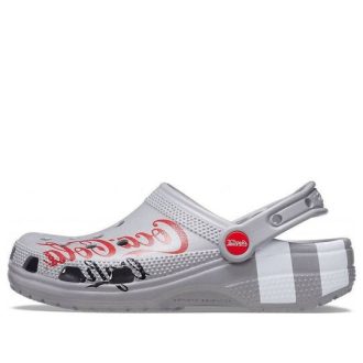 Crocs Coca Cola x Crocs Crossover Light X Outdoor Plochý podpatek Ležérní Sportovní Unisex šedé sandály 207220-030