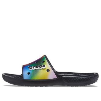 Crocs Colorful Casual Unisex Multi-Color Black Pantofle 207557-0C4