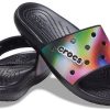 Crocs Colorful Casual Unisex Multi-Color Black Pantofle 207557-0C4