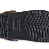 Crocs Colorful Crocs Beach Unisex vícebarevné černé sandály 207556-0C4
