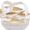 Crocs Crocband žabky s potiskem „White Tan“ 205943-94S