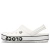 Crocs Crocband Bold Logo Clog White Sandály 206021-103
