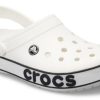 Crocs Crocband Bold Logo Clog White Sandály 206021-103