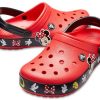 Crocs Crocband Cartoon Mickey Mouse Unisex červené černé sandály odolné proti opotřebení „Red Black“ 204936-90H