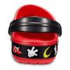 Crocs Crocband Cartoon Mickey Mouse Unisex červené černé sandály odolné proti opotřebení „Red Black“ 204936-90H