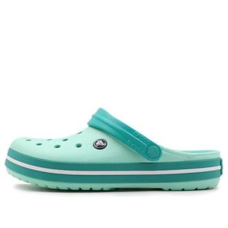 Crocs Crocband lehké unisex mintově zelené sandály odolné proti opotřebení 11016-3R6