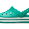 Crocs Crocband lehké unisexové zelené sandály odolné proti opotřebení 11016-3TL