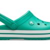 Crocs Crocband lehké unisexové zelené sandály odolné proti opotřebení 11016-3TL