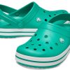Crocs Crocband lehké unisexové zelené sandály odolné proti opotřebení 11016-3TL