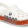 Crocs Crocband Logo Motion Clog Unisex bílé oranžové sandály „White Orange“ 206381-127