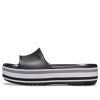 Crocs Crocband Platform Slides „Black Grey White“ 205693-001
