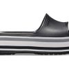 Crocs Crocband Platform Slides „Black Grey White“ 205693-001