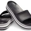 Crocs Crocband Platform Slides „Black Grey White“ 205693-001
