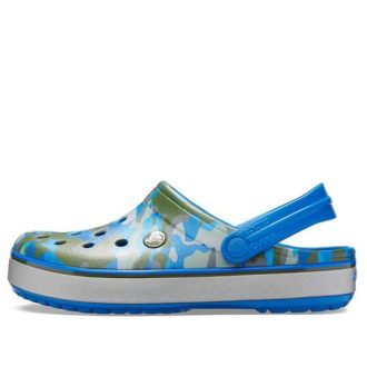 Crocs Crocband Sandály s potiskem Modrá maskovací Unisex 205834-4JU