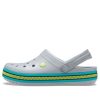 Crocs Crocband Zipper Band dřeváky „Grey Aqua“ 206594-0GV