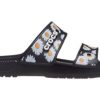 Crocs Daisy lehké sportovní pantofle odolné proti opotřebení unisex černá bílá 207284-0ZI