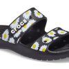 Crocs Daisy lehké sportovní pantofle odolné proti opotřebení unisex černá bílá 207284-0ZI