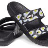 Crocs Daisy lehké sportovní pantofle odolné proti opotřebení unisex černá bílá 207284-0ZI