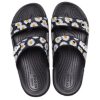 Crocs Daisy lehké sportovní pantofle odolné proti opotřebení unisex černá bílá 207284-0ZI