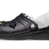 Crocs Disco Classic lemované disco třpytivé dřeváky „Black White“ 208075-0ZS