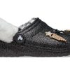 Crocs Disco Classic lemované disco třpytivé dřeváky „Black White“ 208075-0ZS
