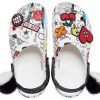Crocs Disney x Crocs vzor Unisex bílé sandály 207401-100
