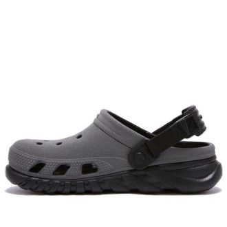 Crocs Duet Max reflexní dřevák „Grey Black“ 209193-0WN