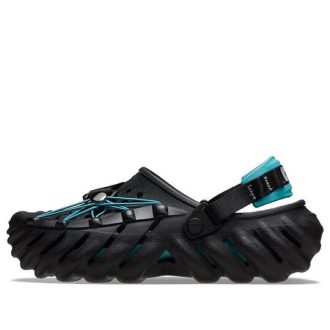 Crocs Echo reflexní tkaničky Clog „Black Teal“ 210004-001