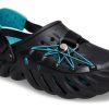 Crocs Echo reflexní tkaničky Clog „Black Teal“ 210004-001