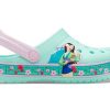 Crocs Funny Pattern Small Crocs Outdoorové sporty Big Boys Mátově zelené sandály 206155-3P7
