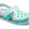 Crocs Funny Pattern Small Crocs Outdoorové sporty Big Boys Mátově zelené sandály 206155-3P7