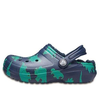 Crocs (GS) Baya Graphic Clogs „Blue Green“ 204817-41D